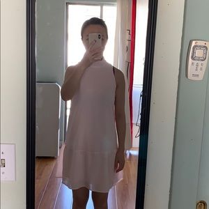 A&F light pink skirt